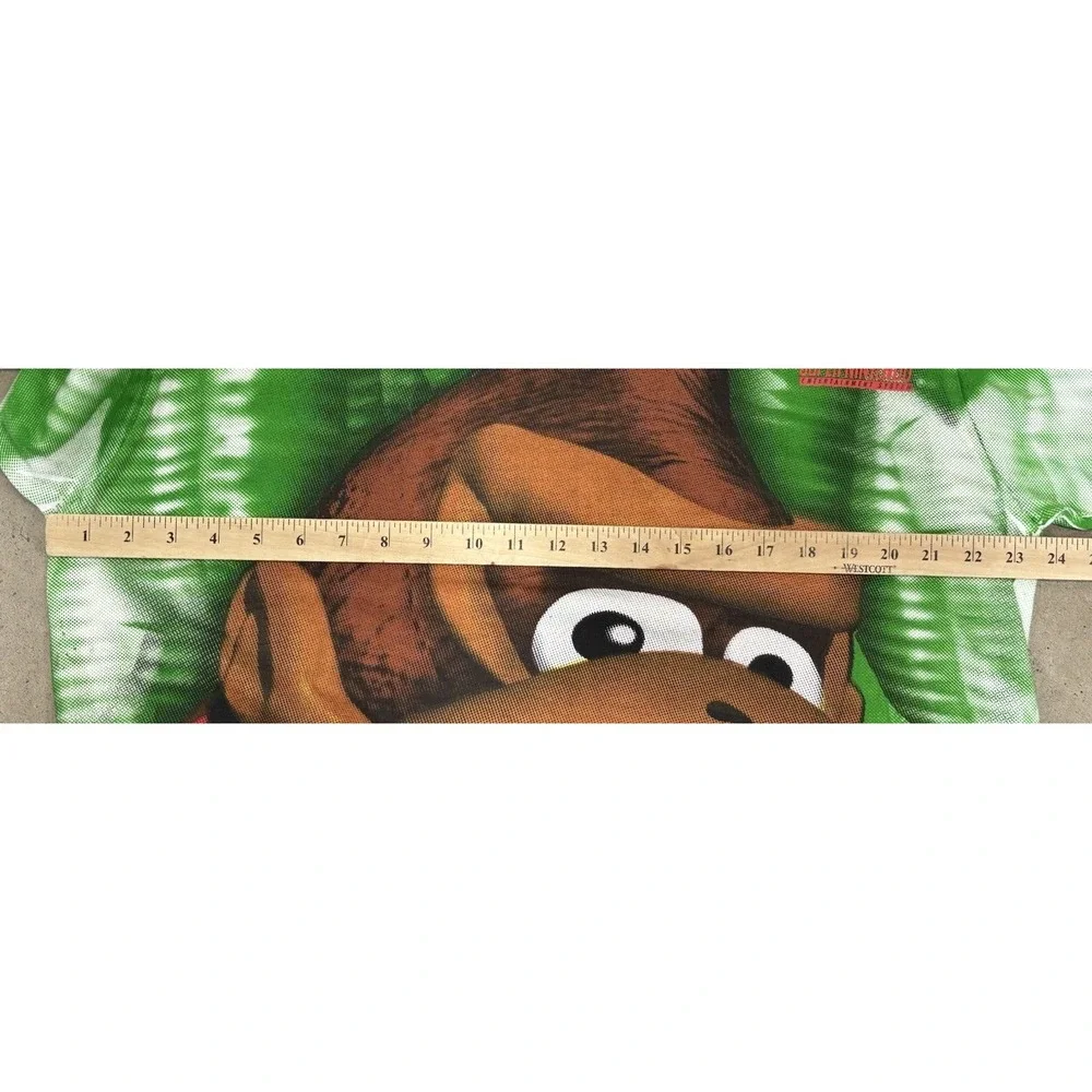Vtg Donkey Kong Country 1994 Tshirt AOP 2 Sided Nintendo OSFM 24x29 Made USA